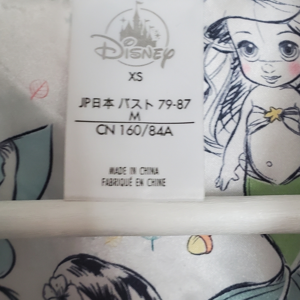 Nwt Disney XS animators collection night gown sketch tinkerbell princess Womens - Picture 3 of 9